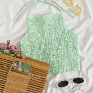 Grönt linne med öppen rygg - Jätte fint linne med en väldigt fin rygg💓