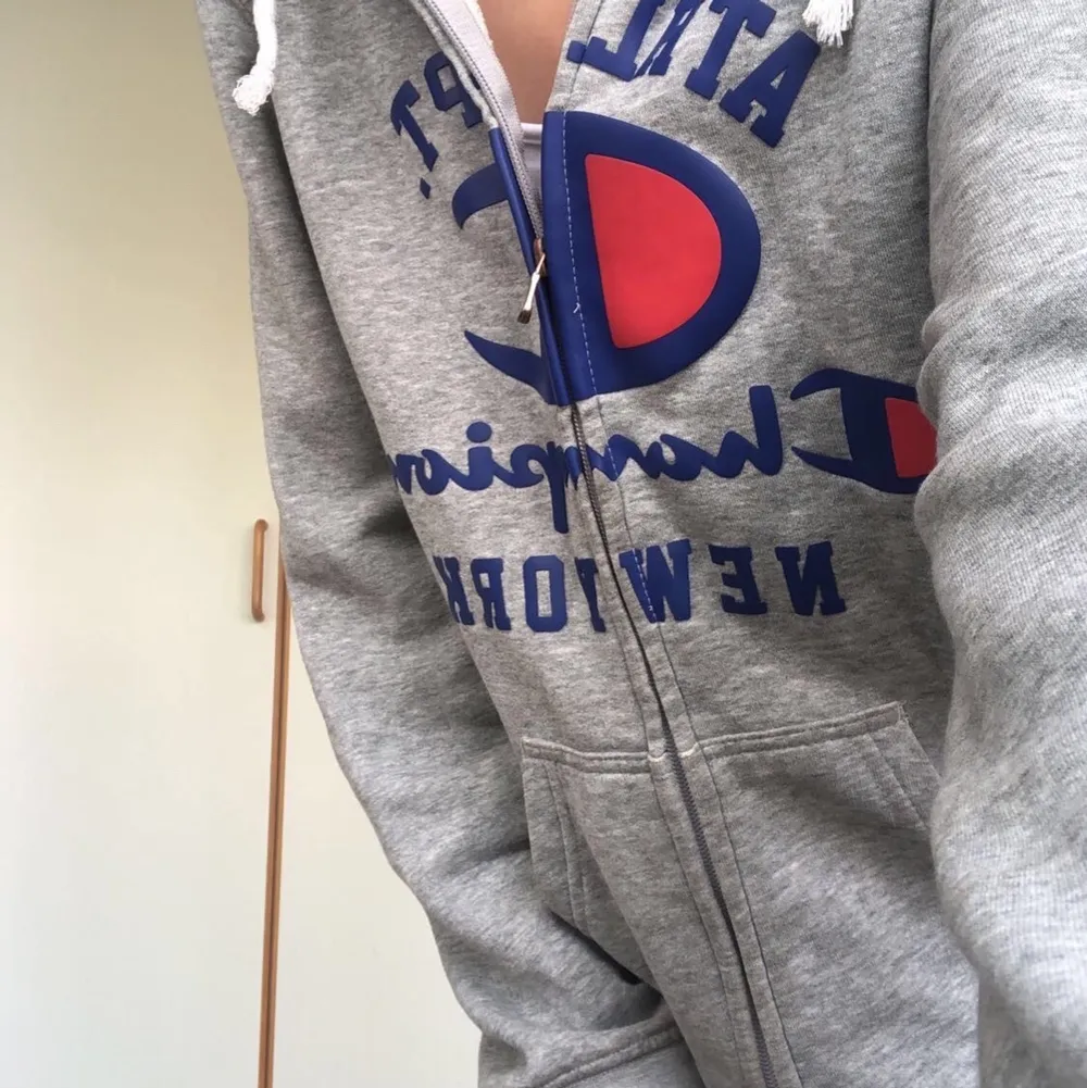 Säljer min fina vintage zipup hoodie. Bra skick säljs inte längre.. Tröjor & Koftor.