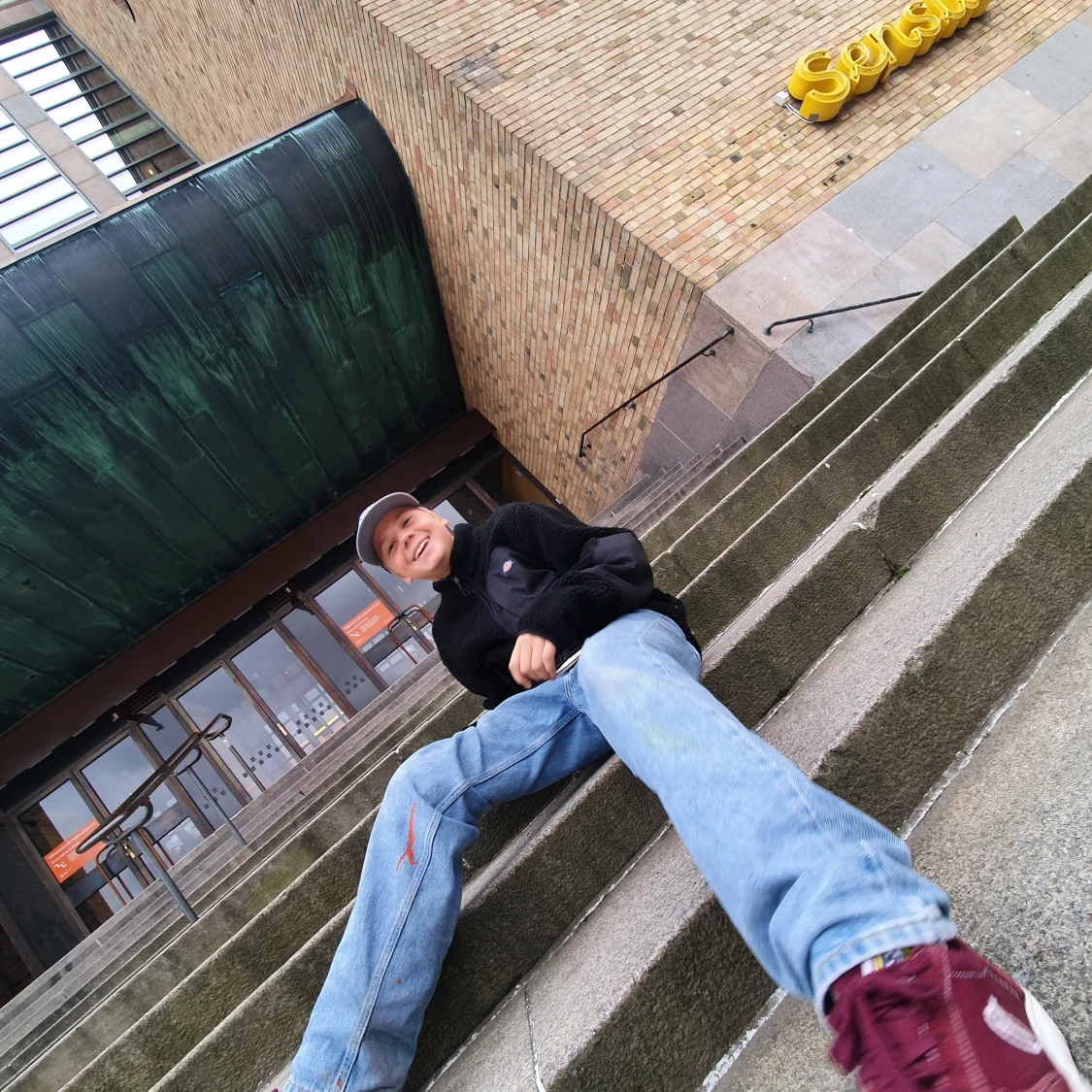 Dickies sweatshirt svart ull