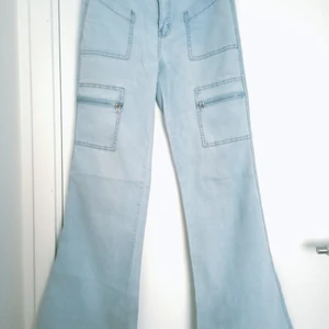 Y2K lågmidjade jeans - Riktigt Y2K jeans, storlek XS (EU 34/36)