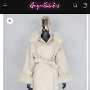 Multiple colors in both short and long. Wool and cashmere coat with real fox fur cuffs and hood. boujeebitches.myshopify.com