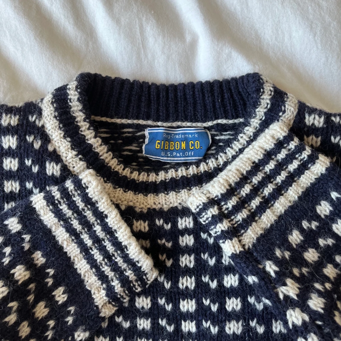 Vintage stickad tröja  - 90