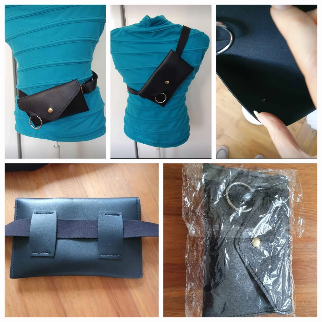 Svart oanvänd Midjeväska säljes