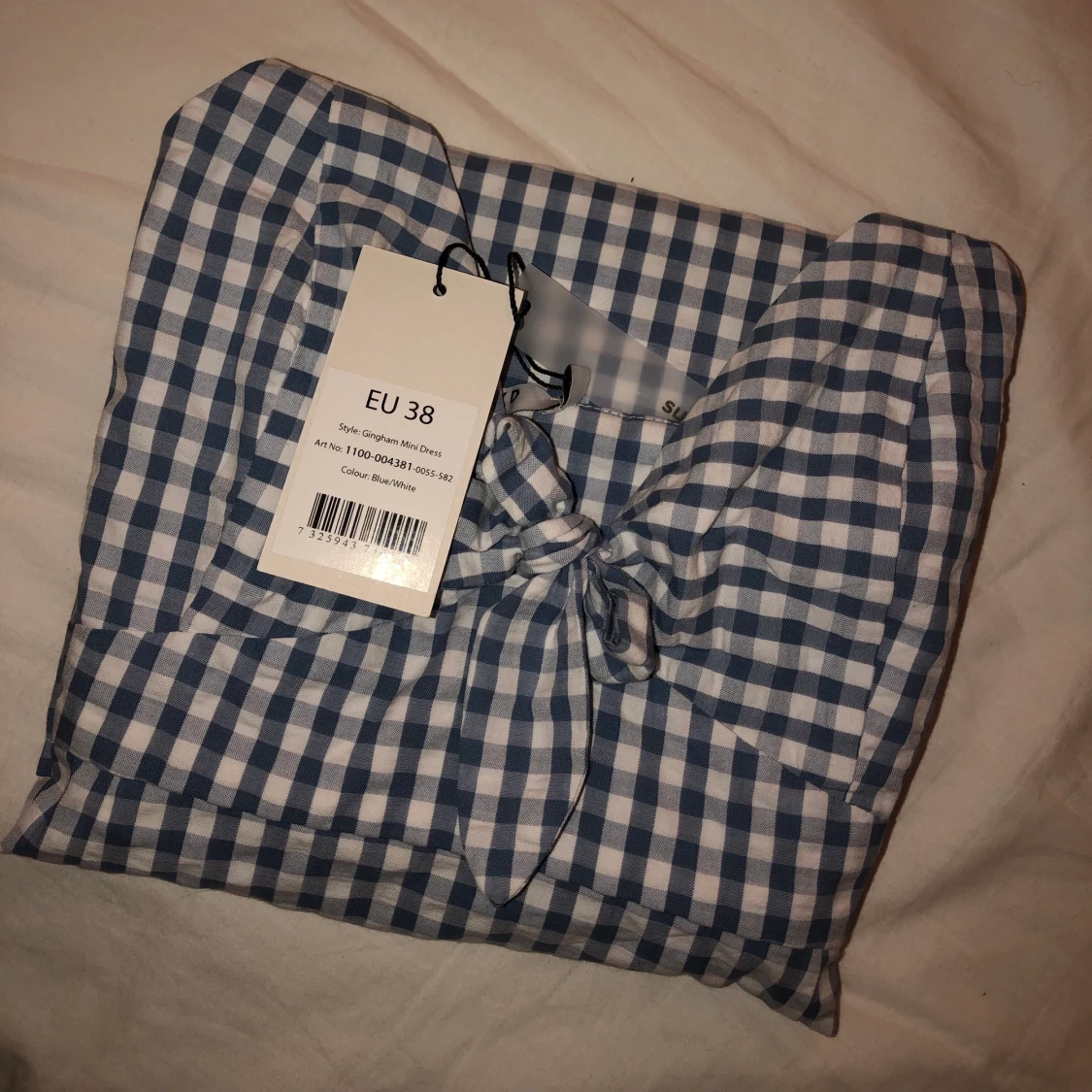 Rutig klänning - 91