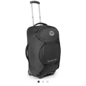 Resväska som kan användas som ryggsäck om du ska backpacka. Köpt för 3 000 kr, 60 L