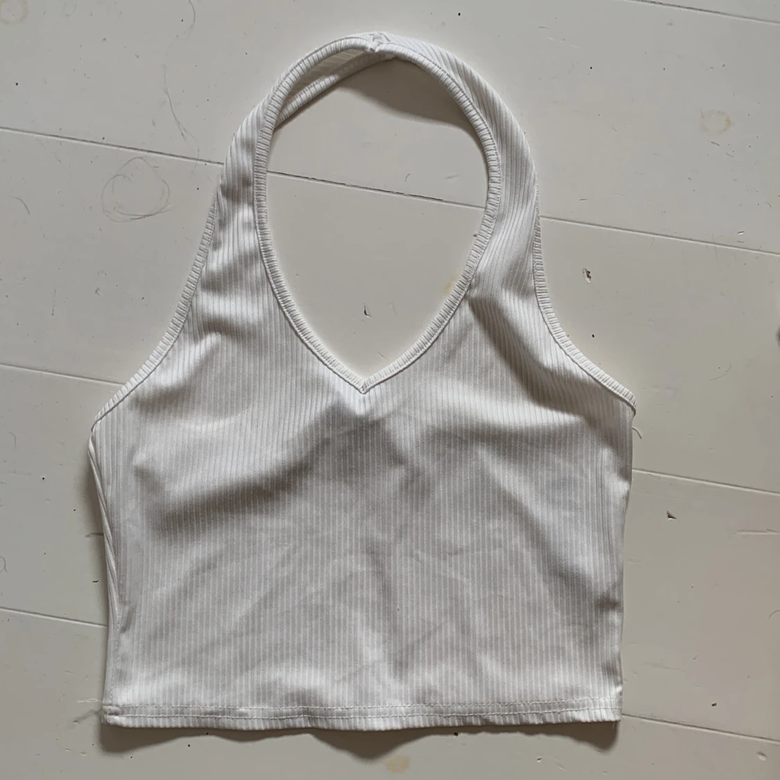 Vit halternecktoppđ€