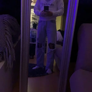 Gant hoodie  - Vit gant hoodie i mycket fint skick