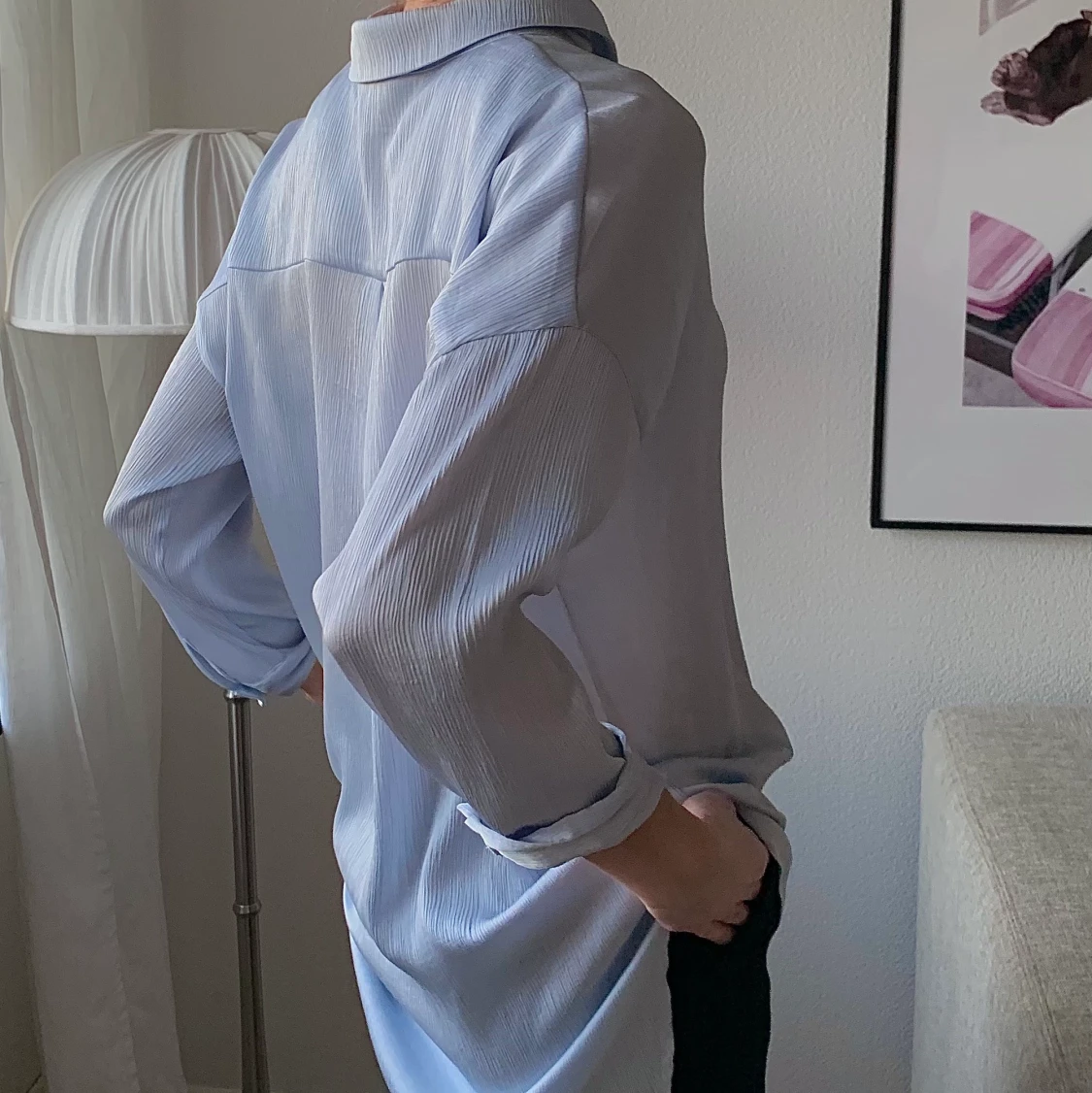 Ljusblå skjorta  - 91