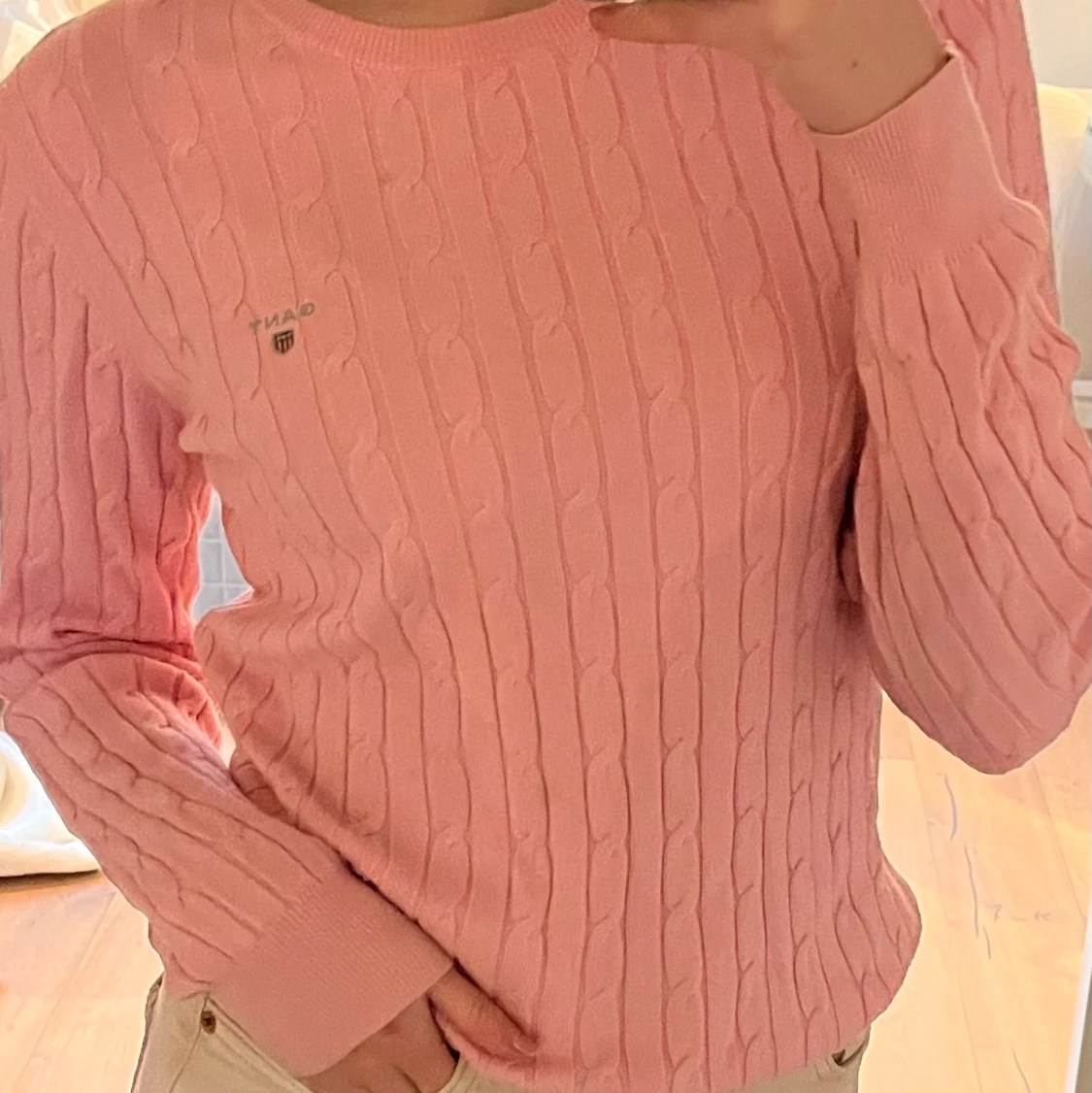 Stickad tröja från gant