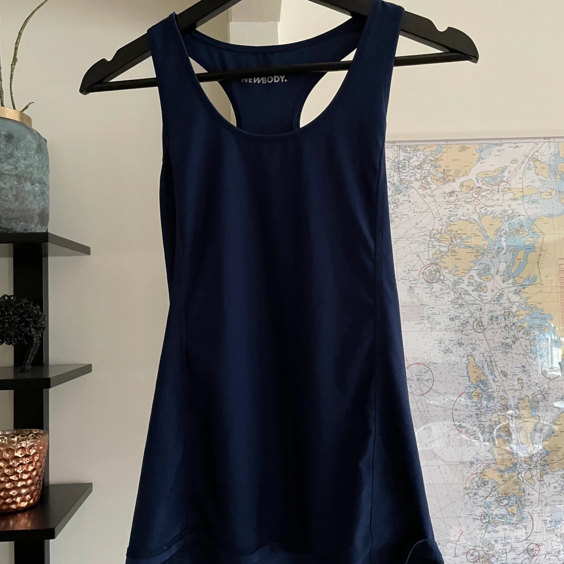 Oanvänt newbody tränings linne