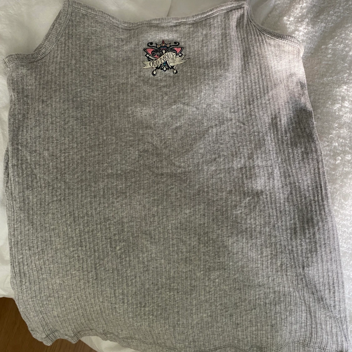Grått odd Molly linne  - 90