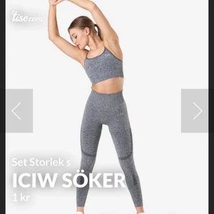 Söker set grå, storlek s , ICIW - .