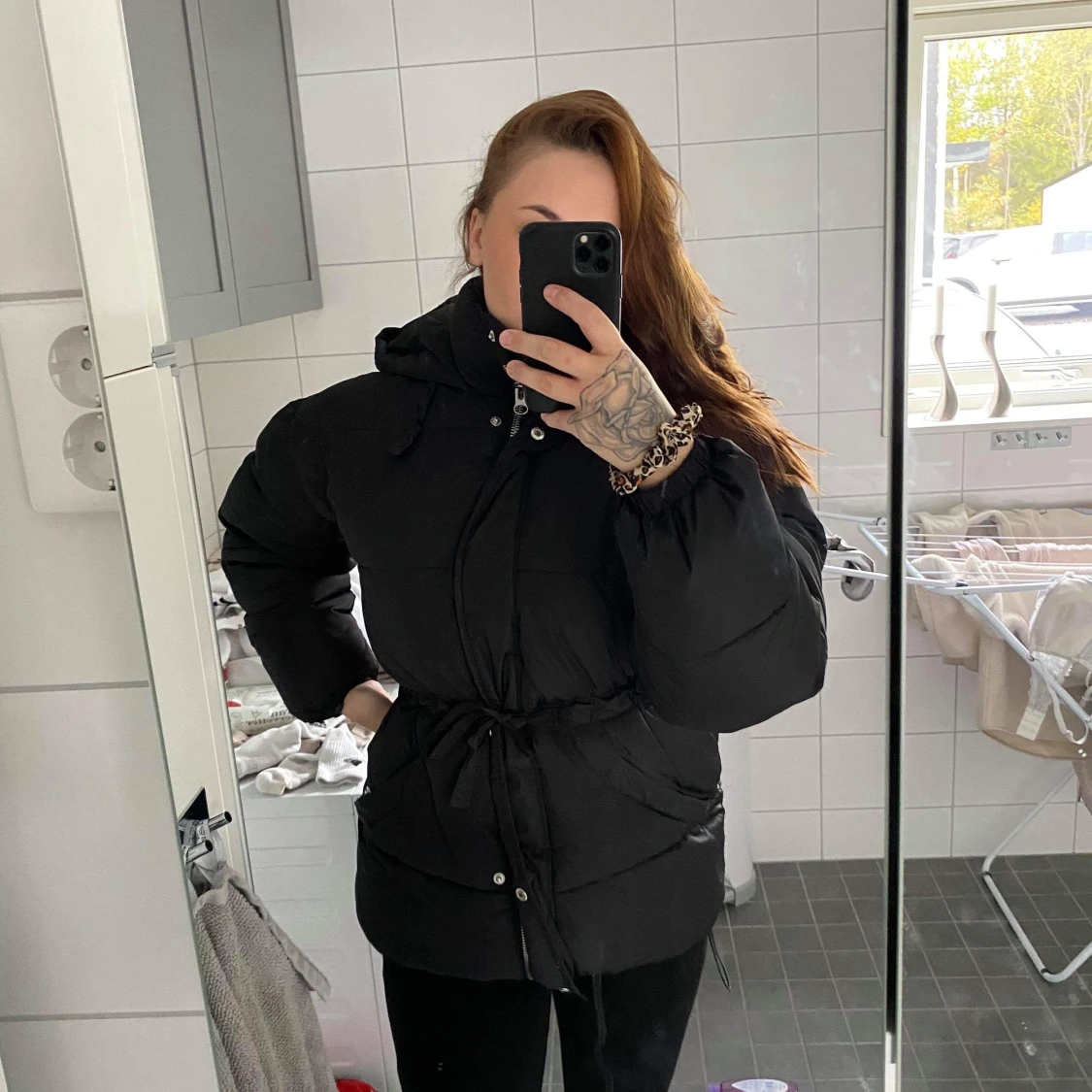 Svart Pufferjacka Bikbok