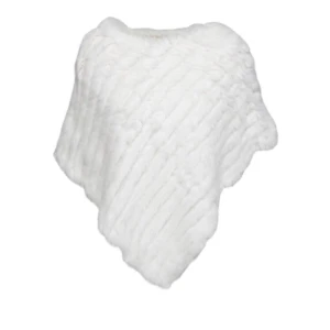 Vit päls poncho  - Säljer mina vita pälsponcho i äkta päls i storlek one size. Är använd ett fåtal gånger och ser helt oanvänd ut utan något som sticker ut. Köpt för 600 men säljer för 300, dock är jag villig att diskutera pris vid snabb affär :)