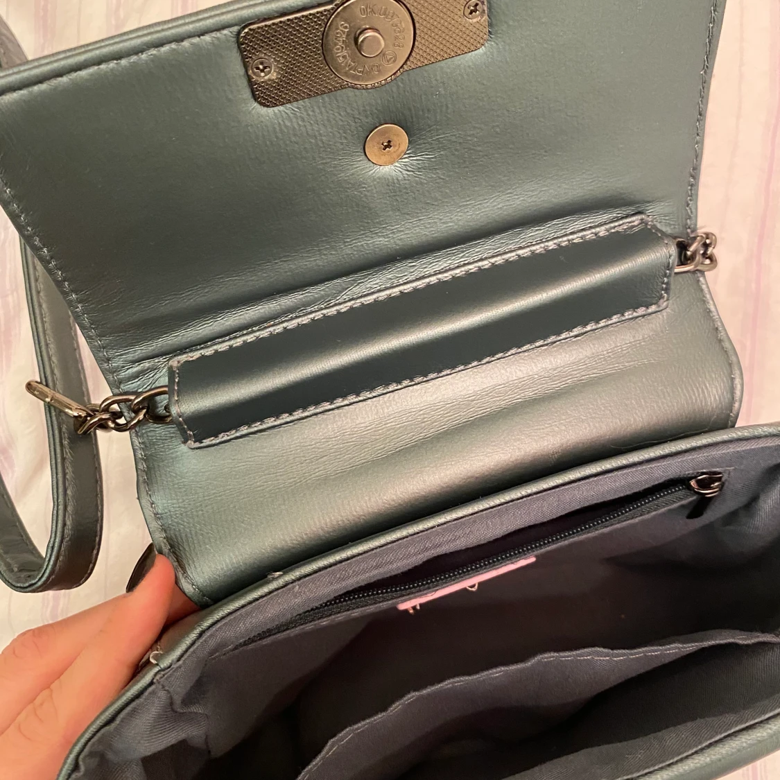 Grön MyMo väska m stjärnor  - 90