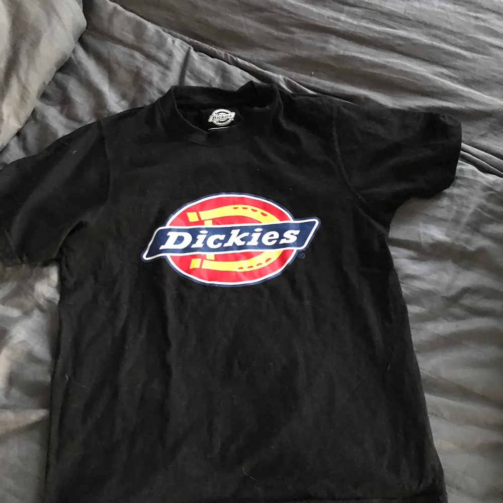 Svart Dickies T-shirt från ridestore, använd fåtal gånger . T-shirts.