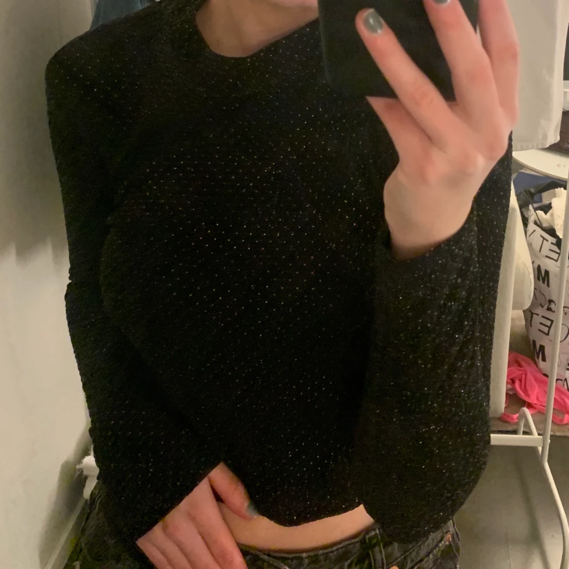 Glittrig tröja  - 90