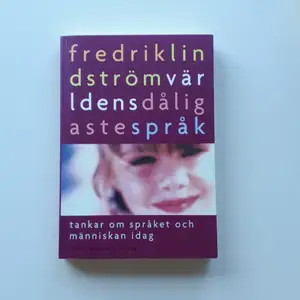 En pocket av Fredrik Lindström, aldrig läst, fick i gåva 💕