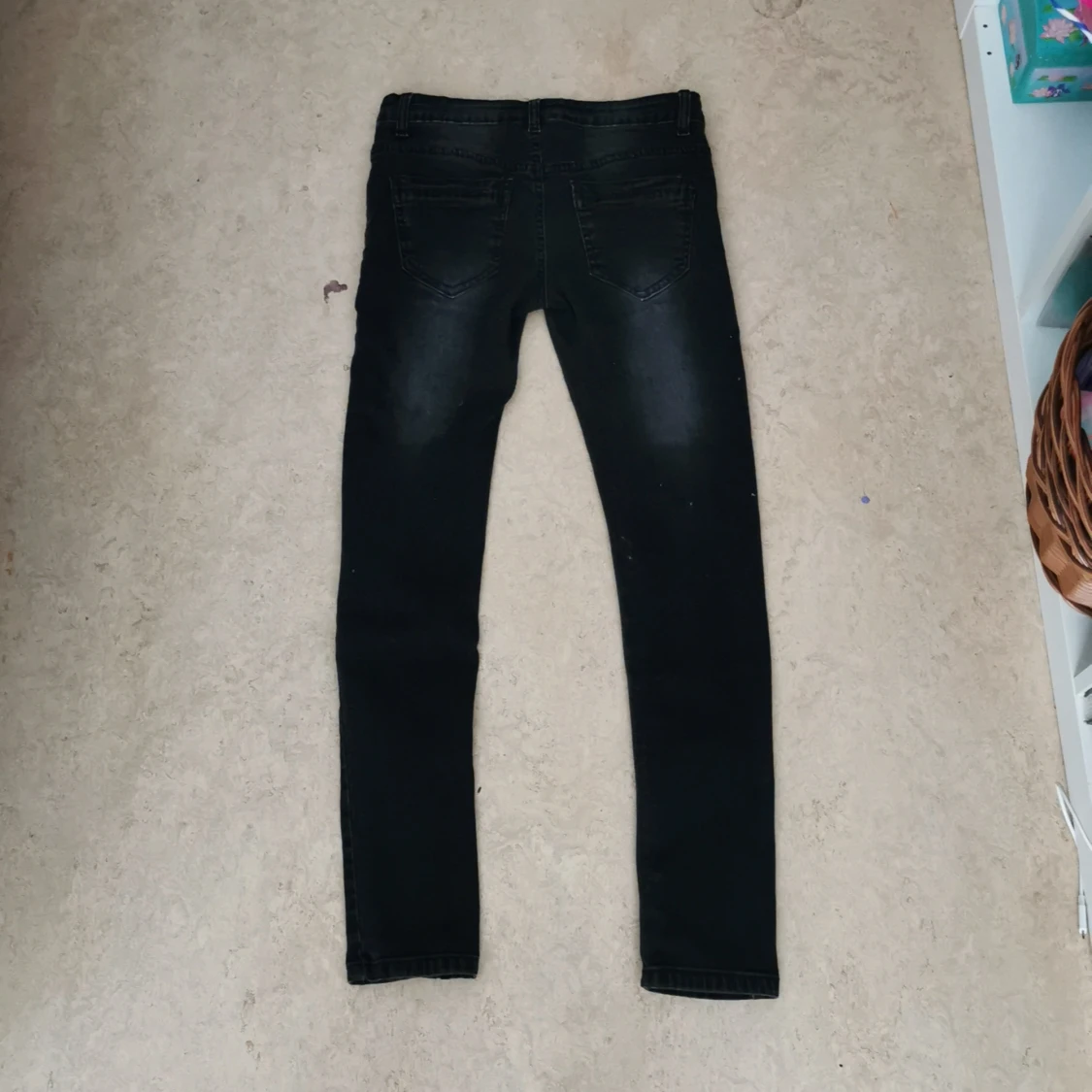 Skinn jeans, storlek s