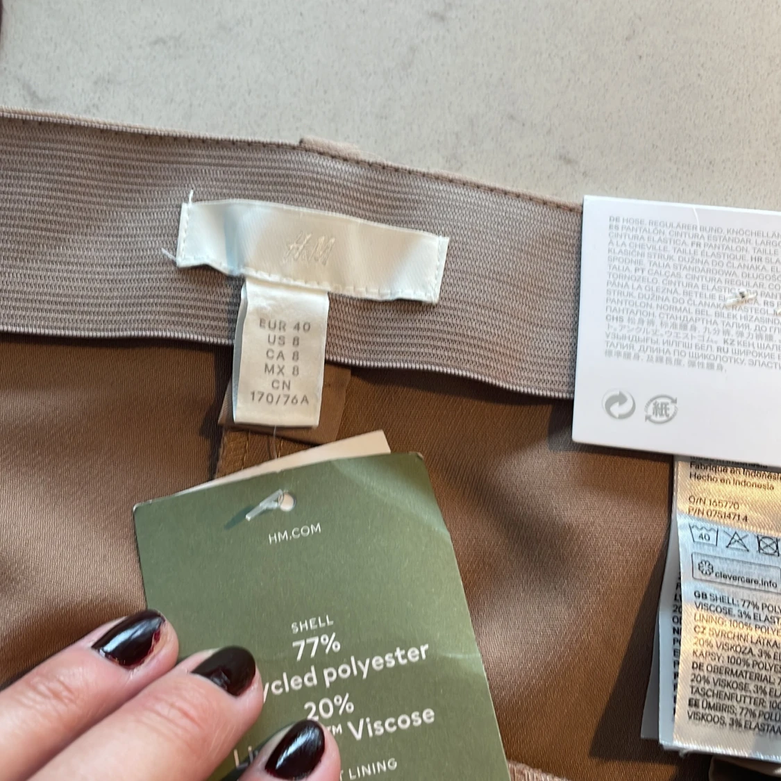 Slacks regular waist - 90