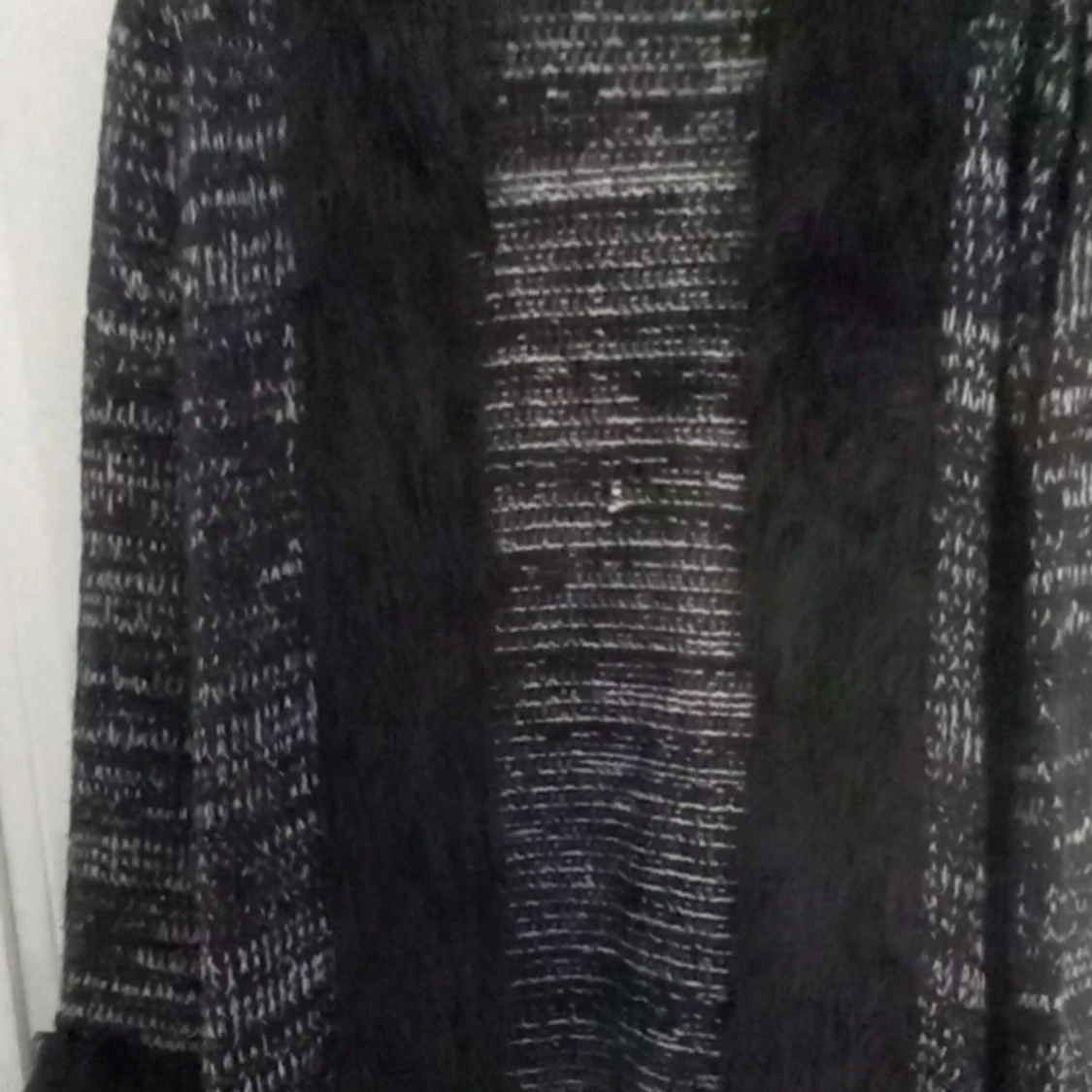 Kofta fuskpäls krage storlek xl - 91