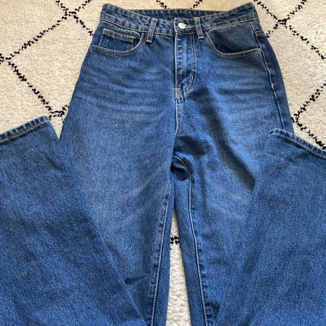 Blåa vida jeans  - 91