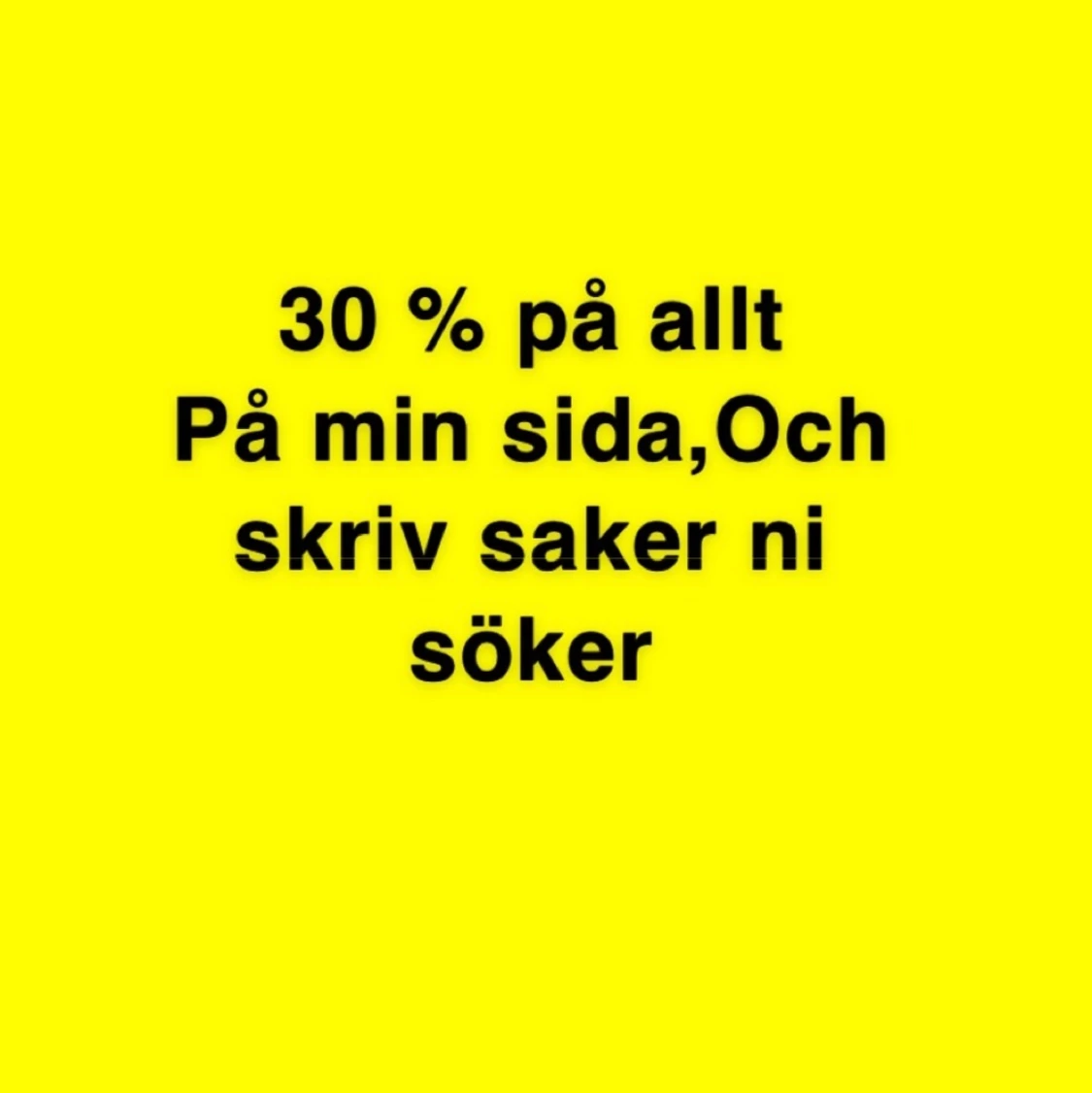 30 % på allt 