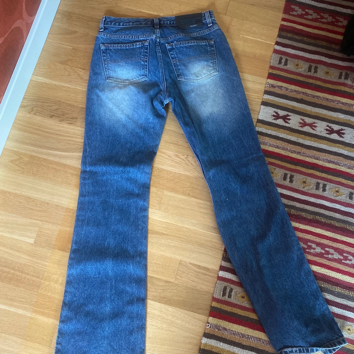 lågmidjade jeans - 90