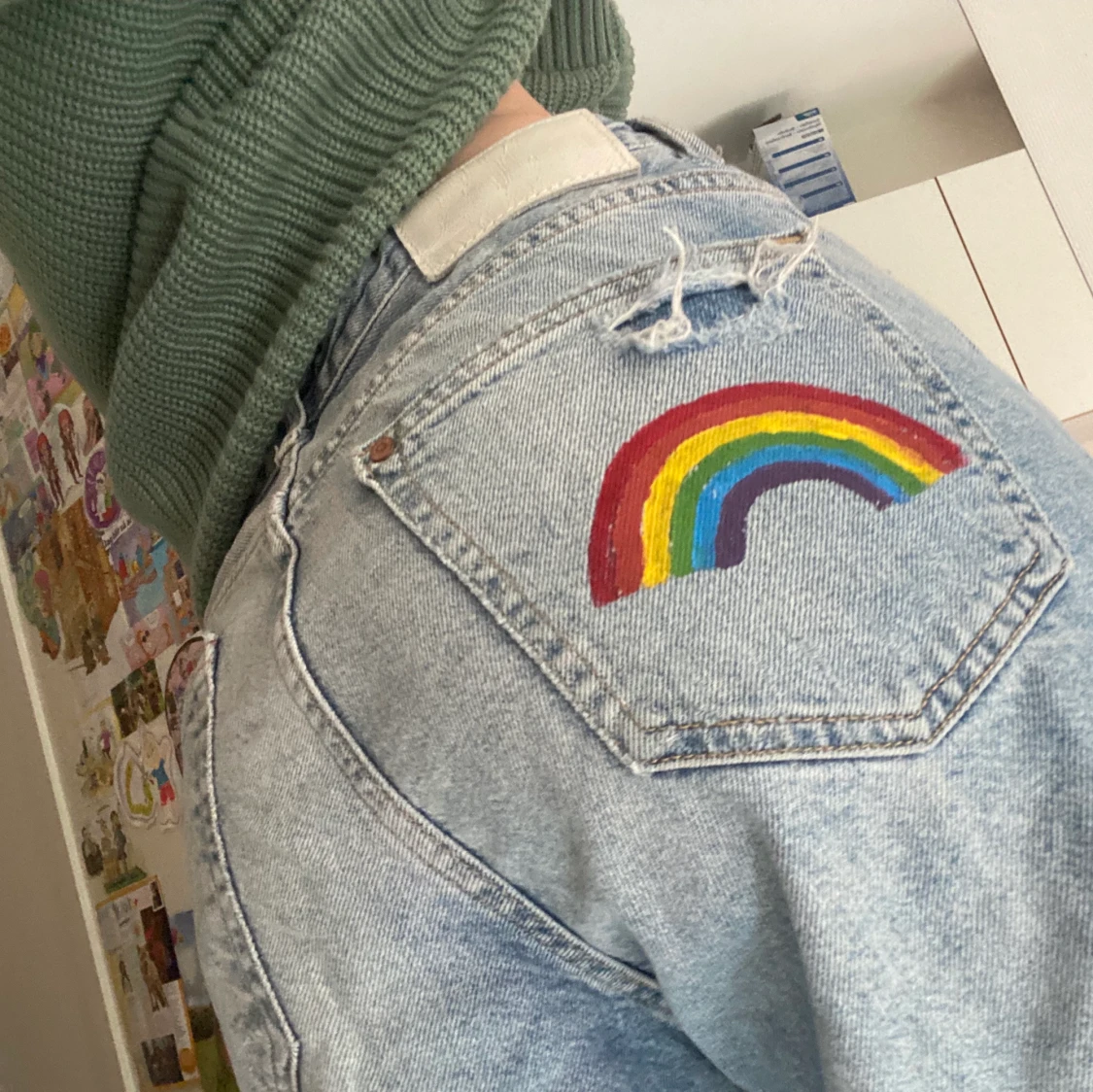 boyfriend jeans, low- waist - 91