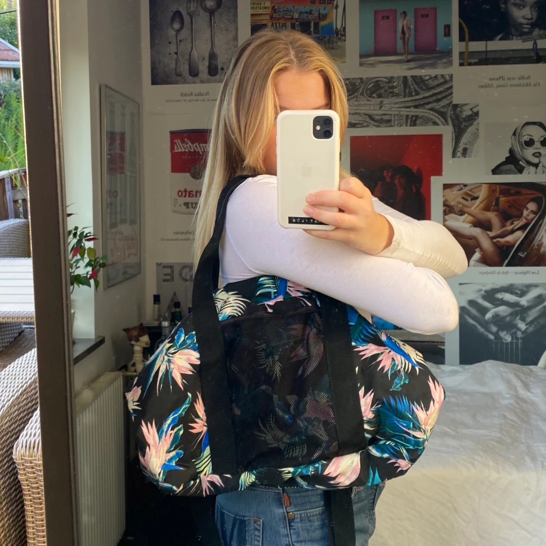 Mönstrad Träningsväska  - 90