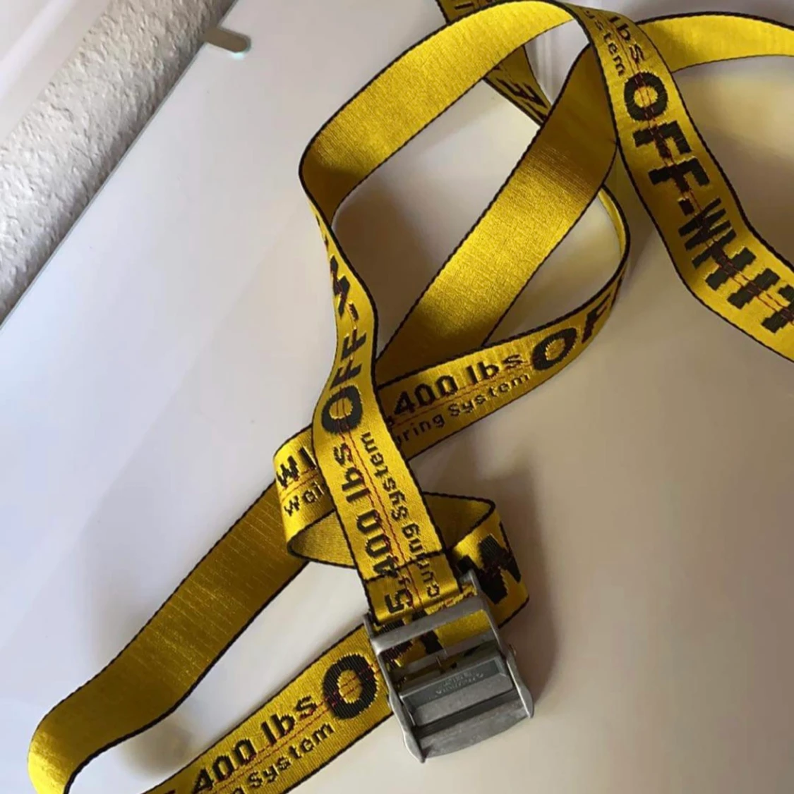 Off white bälte  - 90