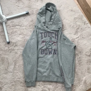 Grå hoddie  - Inte så farligt skikt, Från Cubus. Inga hål.