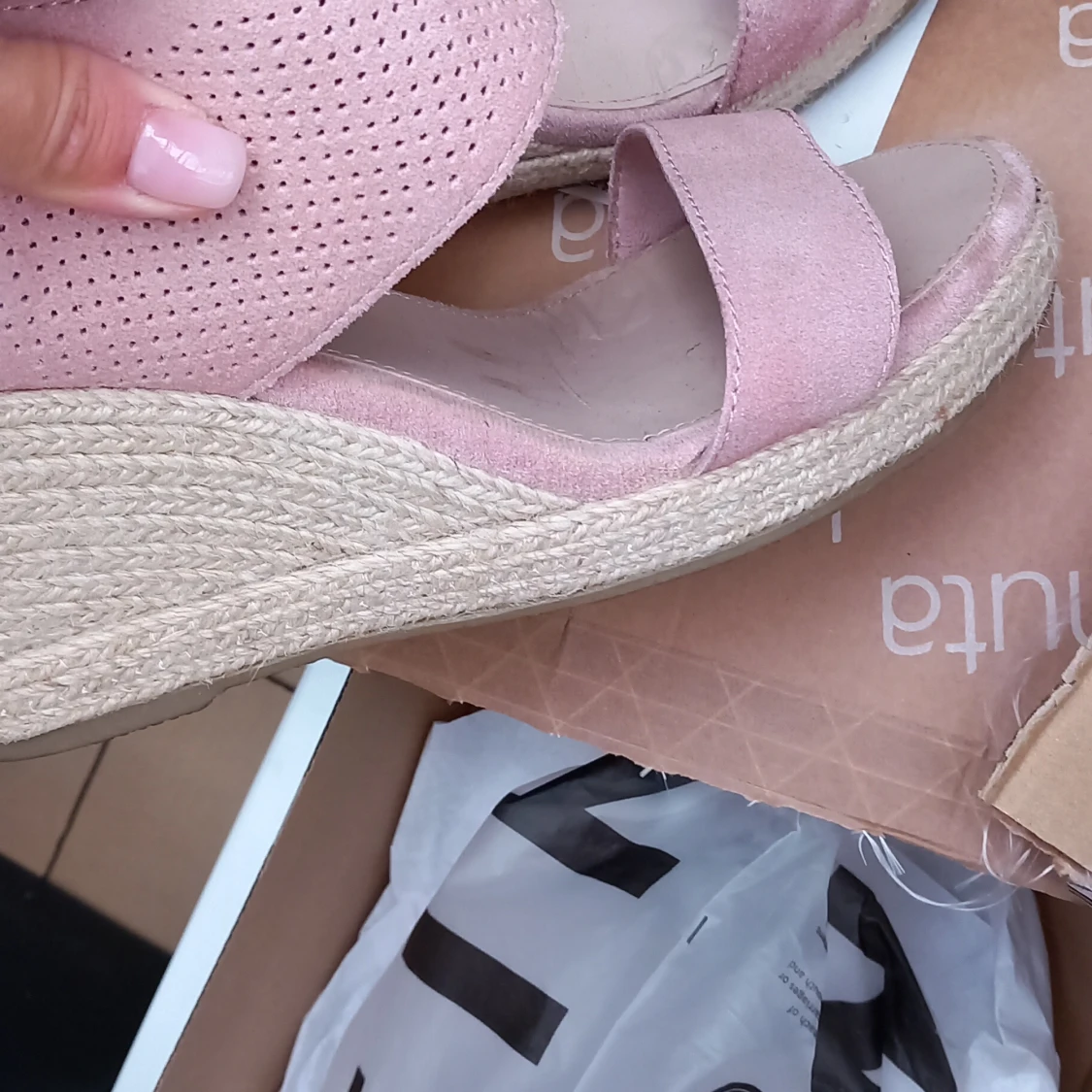 LILAC PINK Platform Sandals Heels from TK Max - 91