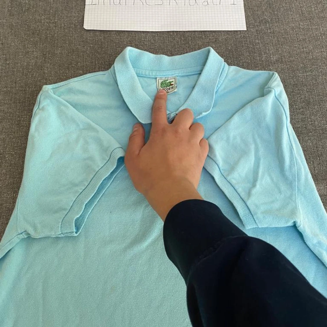 Lacoste pikétröja storlek L - 90