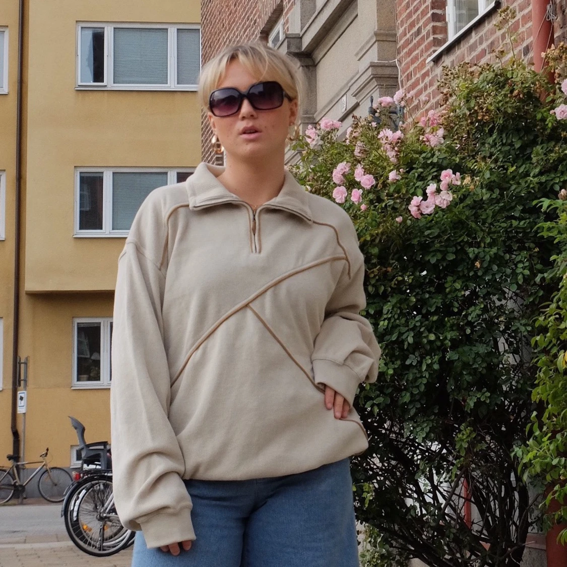 Unik zip-up tröja  - 90