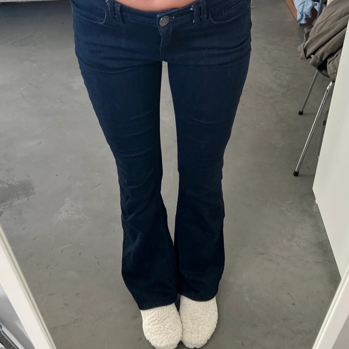 Lågmidjade bootcut jeans