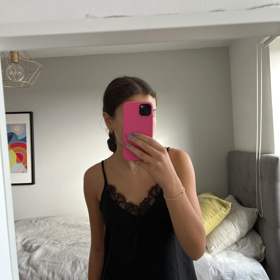 Fint spets linne - 90