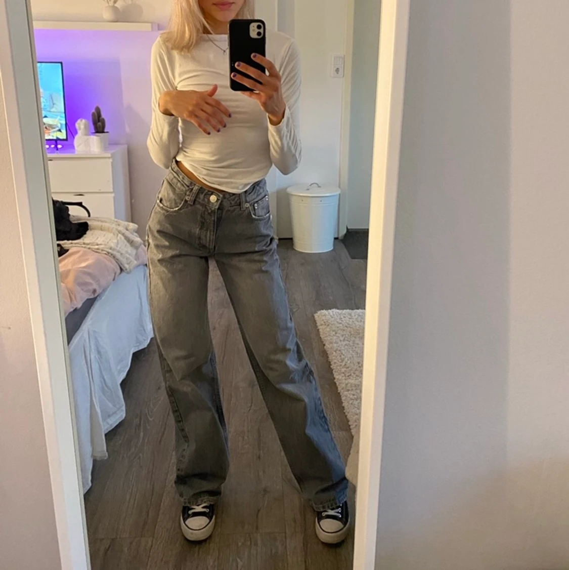 Zara low rise jeanse 