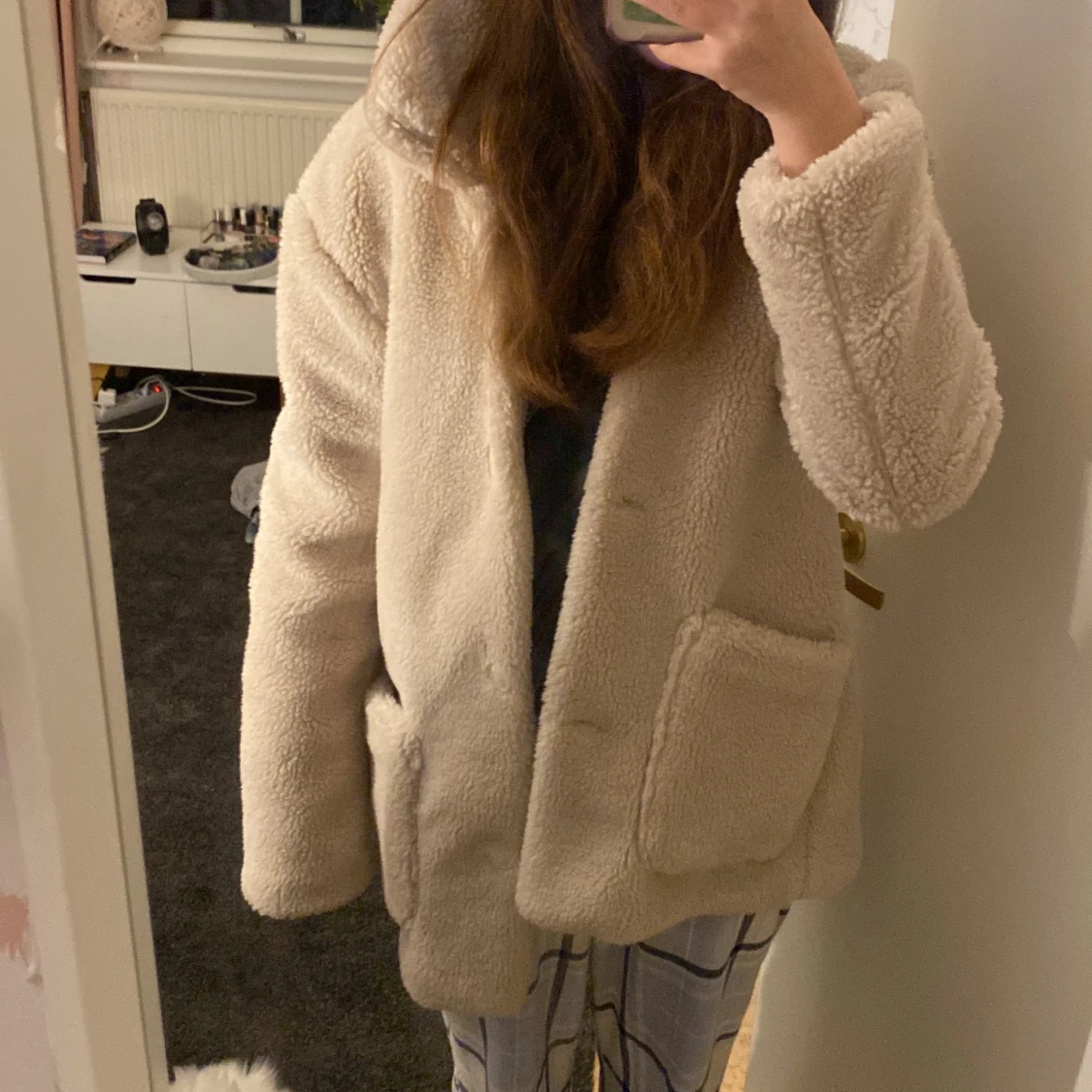 Fluffig vinter jacka - 90