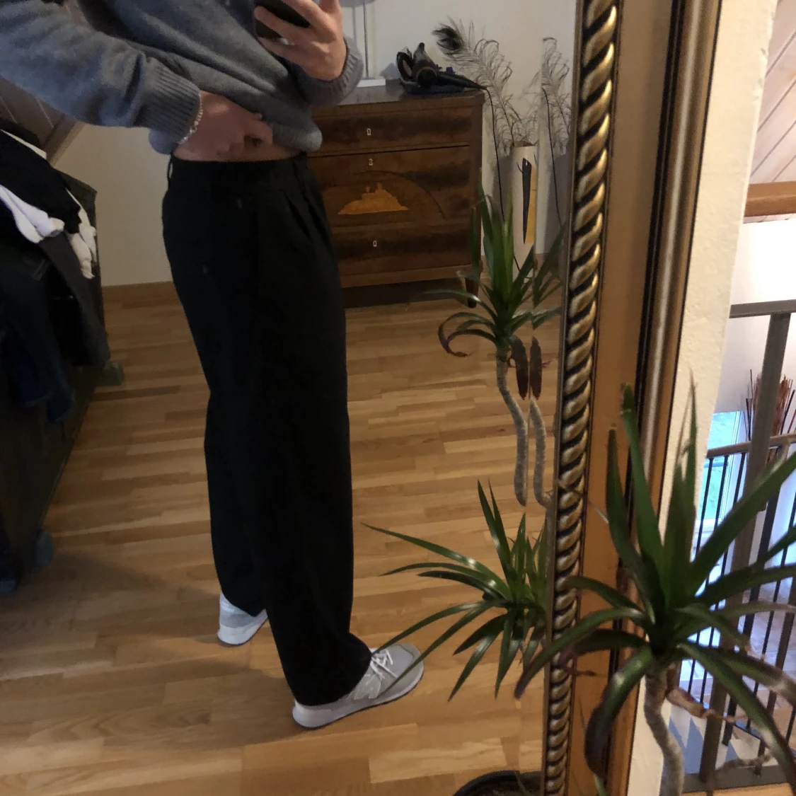 Breda kostymbyxor - 90