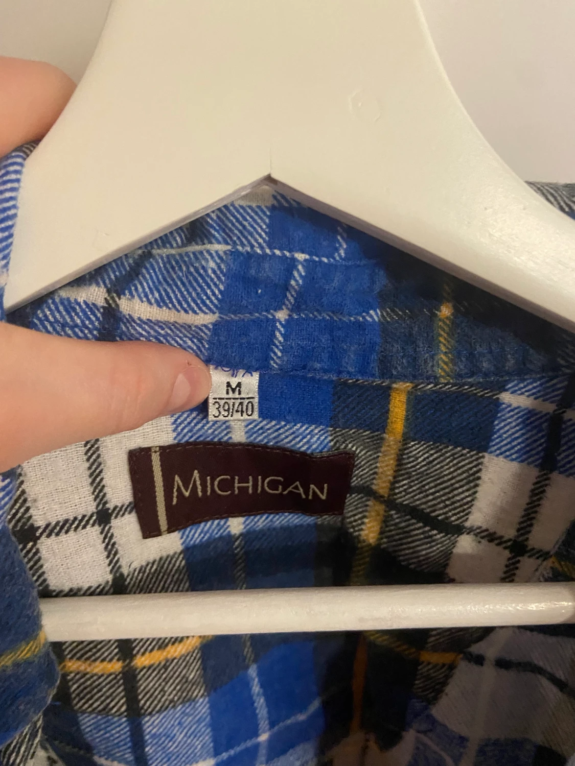 Flanellskjorta Michigan Storlek M - 90