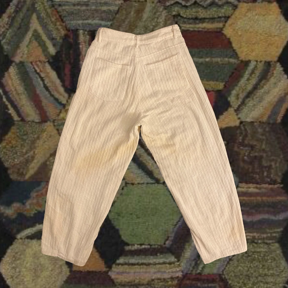 Gräddvit Manchester byxor - 90