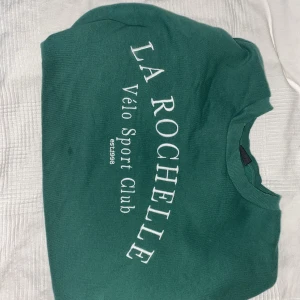 Grön tjocktröja - Grön sweatshirt i bomull