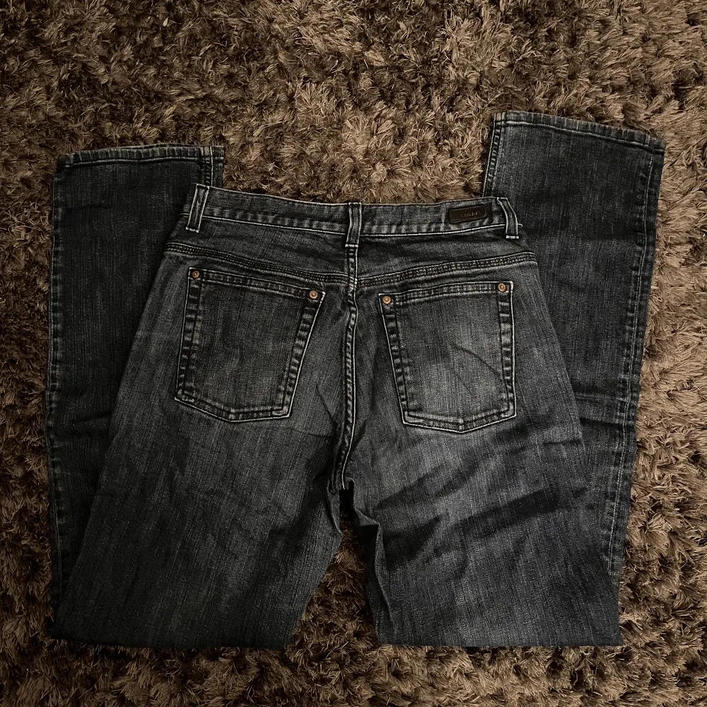 Gant jeans, mörkblå skinny, låg midja. Jeans & Byxor.