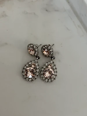 Lilly and rose örhängen  - Festliga och fina Lilly and rose örhängen. Modell Sofia, färg silk. Nypris 549kr