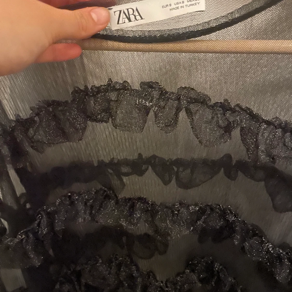 Zara glitter topp - 90