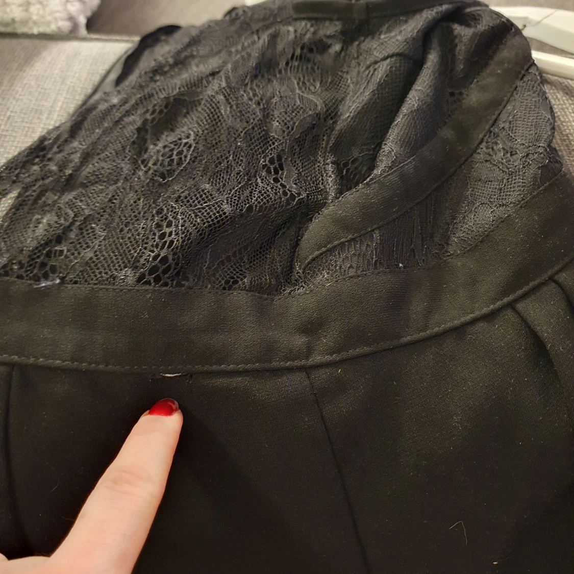 Svart byxdress  - 91