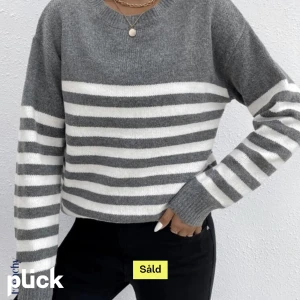 Stickad tröja - Snygg stickad tröja! Varm och fin, meddela för bilder! Såld!!!