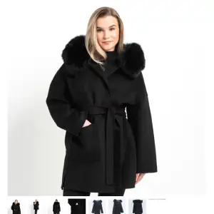 Säljer min Valentina coat i färgen svart som jag köpt på sidan femininaOfSweden förra året i september. Jackan är knappt använd o pälsen har bara legat hemma då jag tog av pälsen ganska tidigt på jackan innan jag använde den. Bild på köpet o jackan finns.