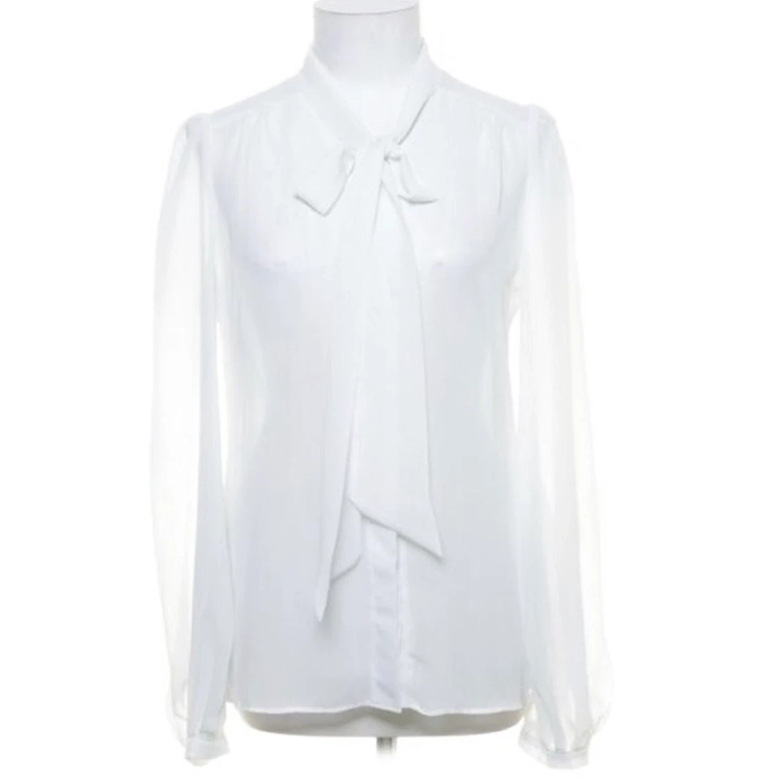 Skir blus m knytning